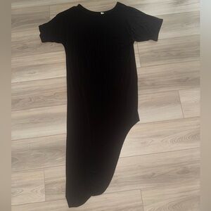 Black Asymmetrical Dress